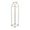 Hello Honey® 55.8" Gold Finish Metal House-Shaped Fire Wood Holder with Handle